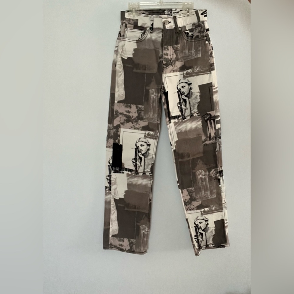 Urban Outfitters Newspaper Print Jeans
